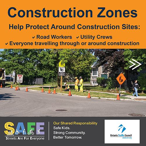 SAFE Construction Zone Poster